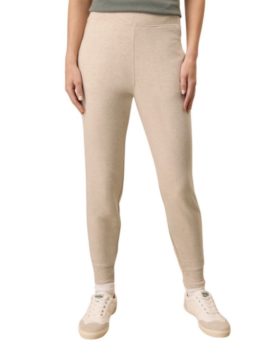 NWT Pact Womens Organic Airplane Jogger Neutral Size XL 2XL Flax Heather Travel